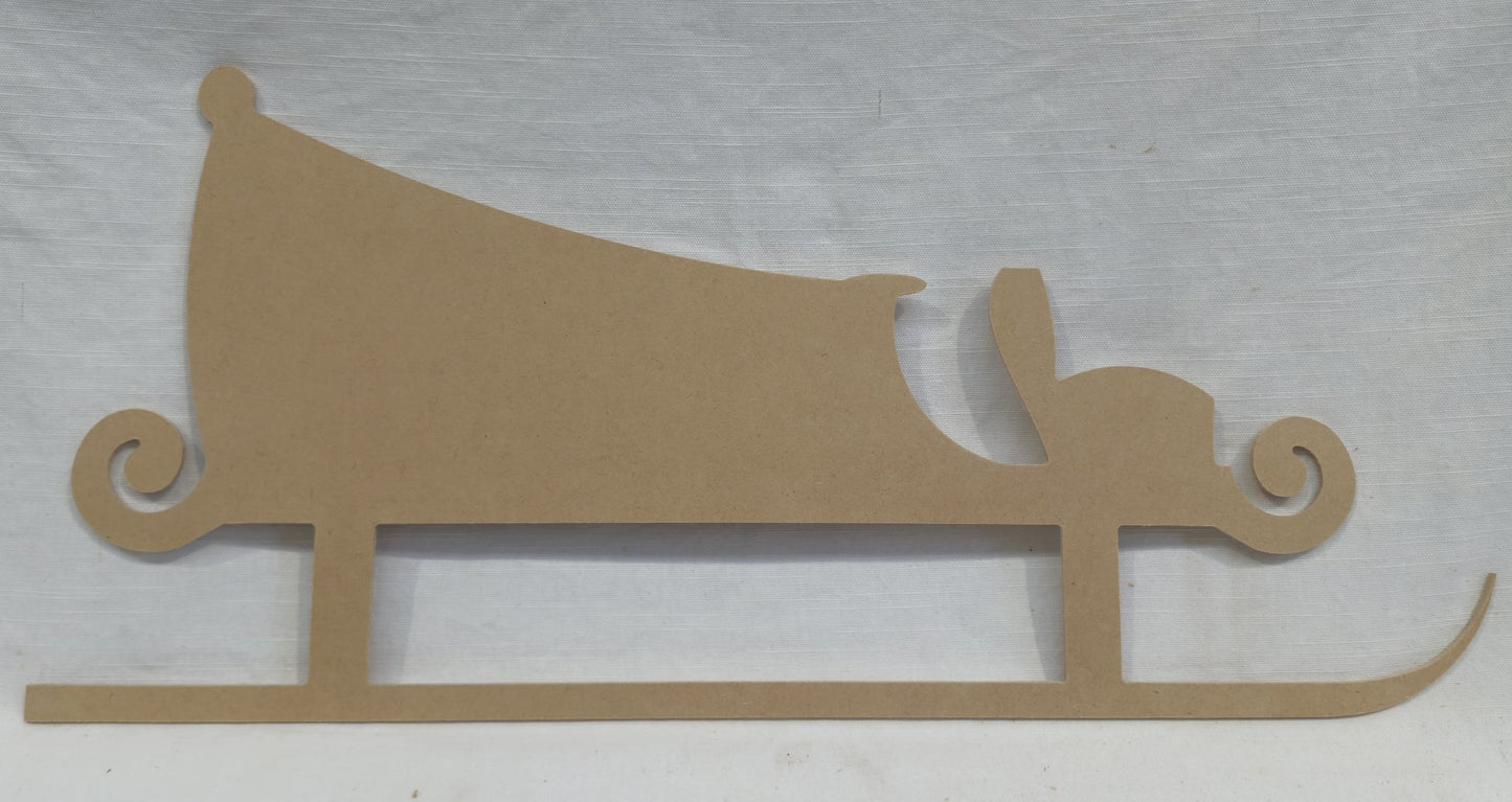 Santa Sleigh Decoration