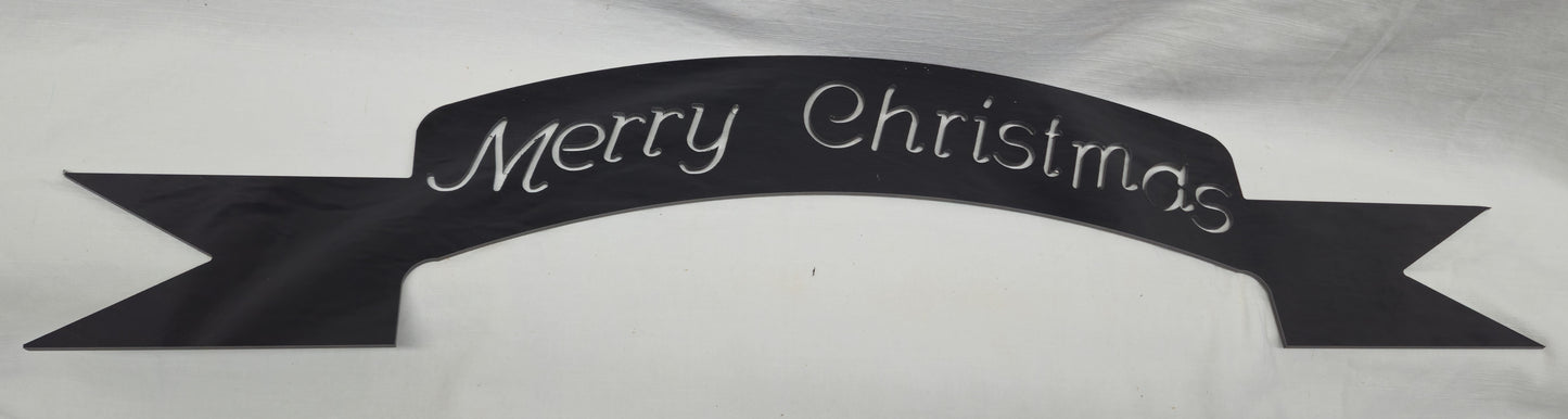 Curved Christmas Banner